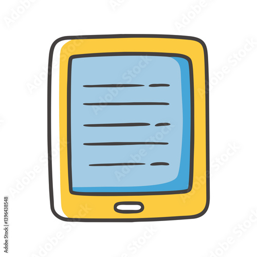 e reader kindle icon, e reader kindle vector illustration-simple illustration of e reader kindle, perfect for e reader kindle logos and icons