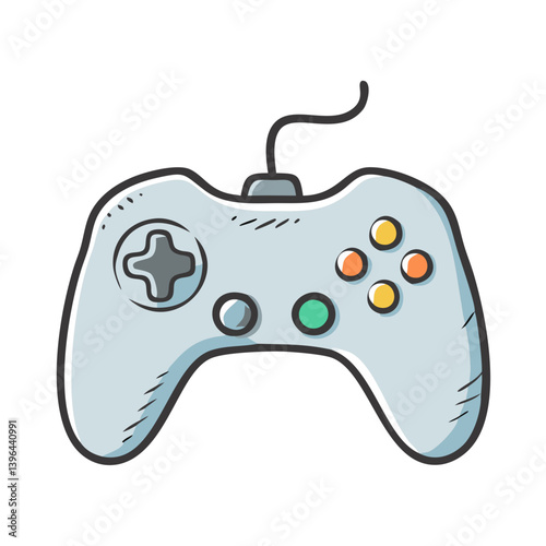 game controller icon, game controller vector illustration-simple illustration of game controller, perfect for game controller logos and icons