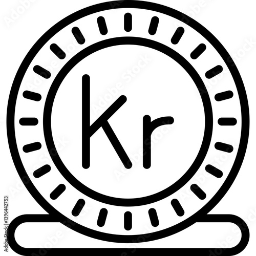 Danish Krone Icon