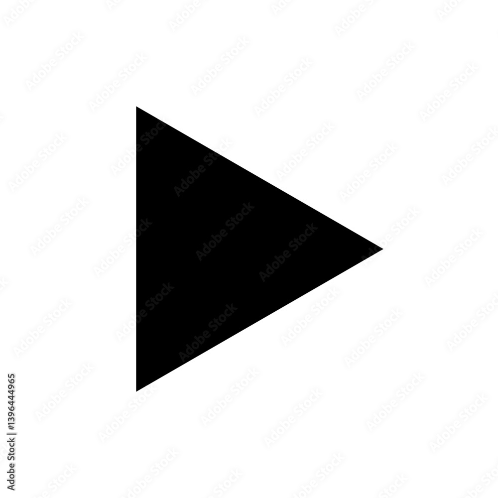black arrow icon