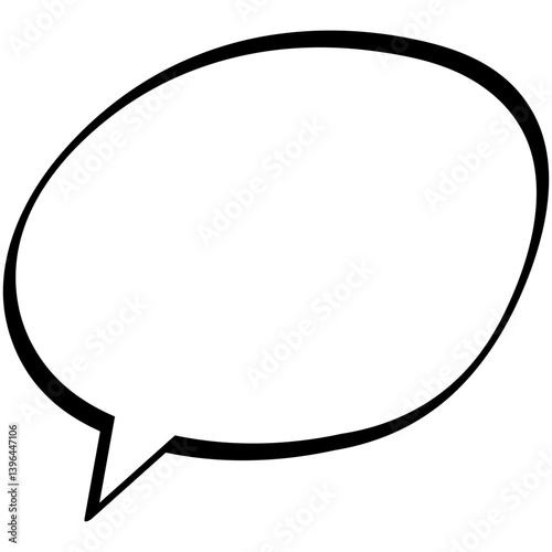 vector blank speech bubbles icon 