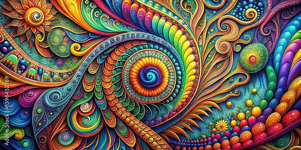 Psychedelic Art, Trippy, Abstract, Digital Drawing Psychedelic Art, Trippy, Abstract, Digital Drawing