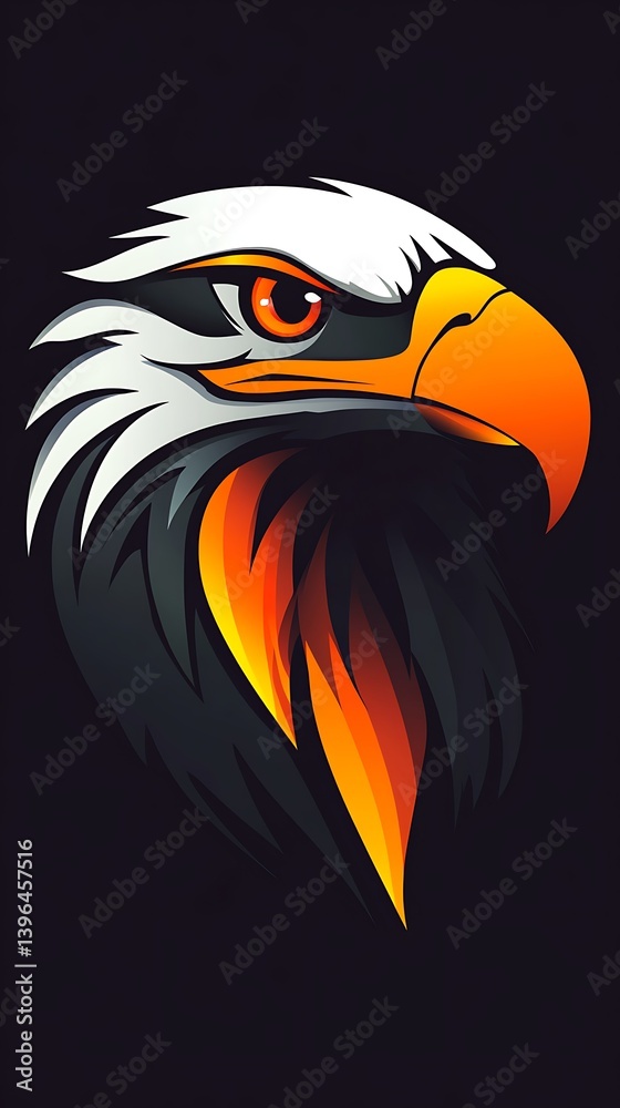 Obraz premium Eagle Portrait Art