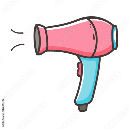 hair dryer icon, hair dryer vector illustration-simple illustration of hair dryer, perfect for hair dryer logos and icons