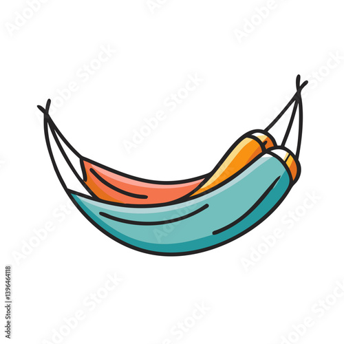 hammock icon, hammock vector illustration-simple illustration of hammock, perfect for hammock logos and icons