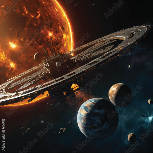a galactic panorama and epic of exploration space