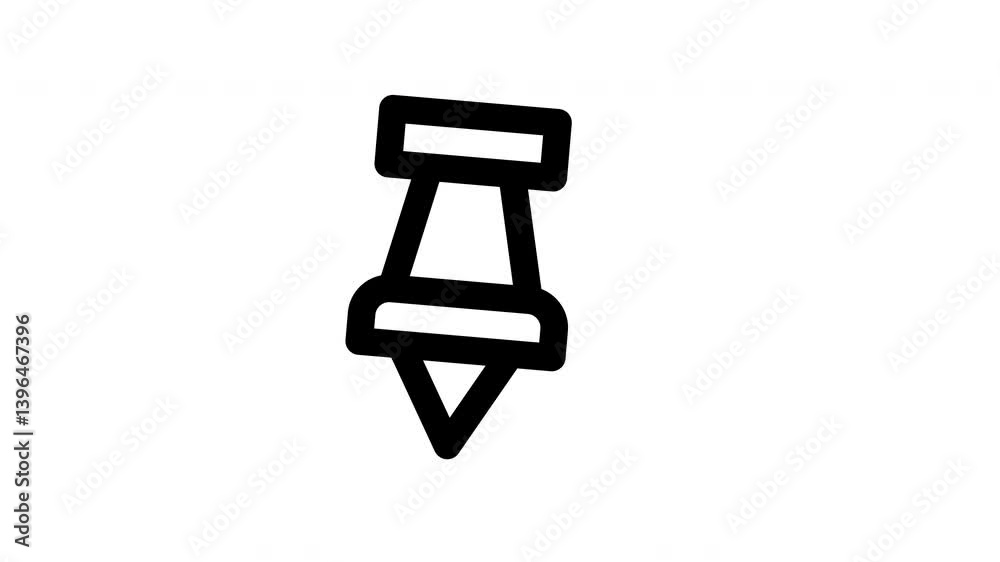 pushpin animated icon