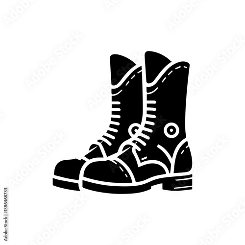 Boots for Kentucky Derby icon with transparent background