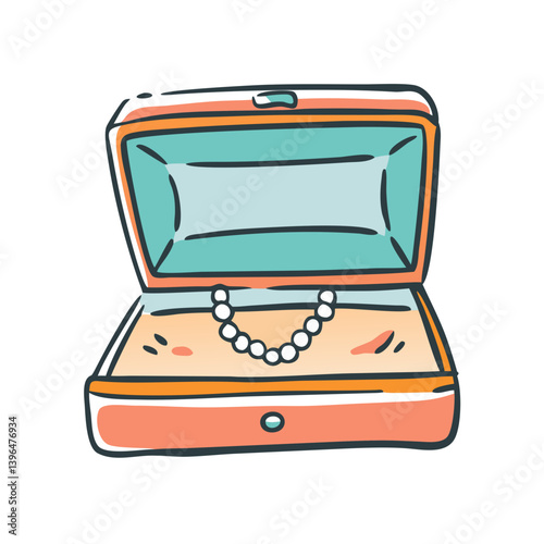 jewelry box icon, jewelry box vector illustration-simple illustration of jewelry box, perfect for jewelry box logos and icons