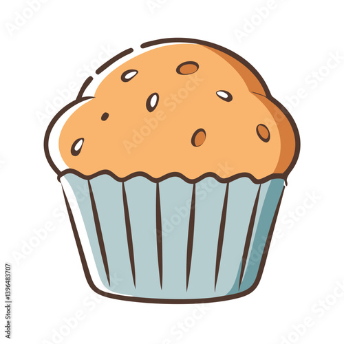 muffin icon, muffin vector illustration-simple illustration of muffin, perfect for muffin logos and icons