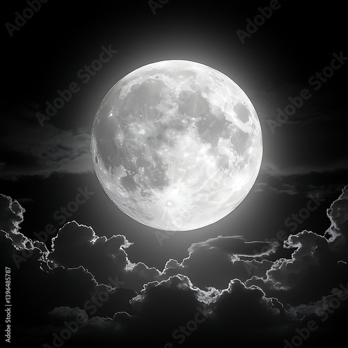 Full Moon Night Sky (1)