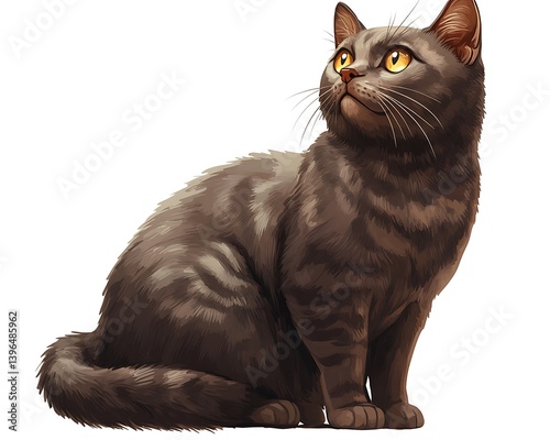 Curious Cat Portrait