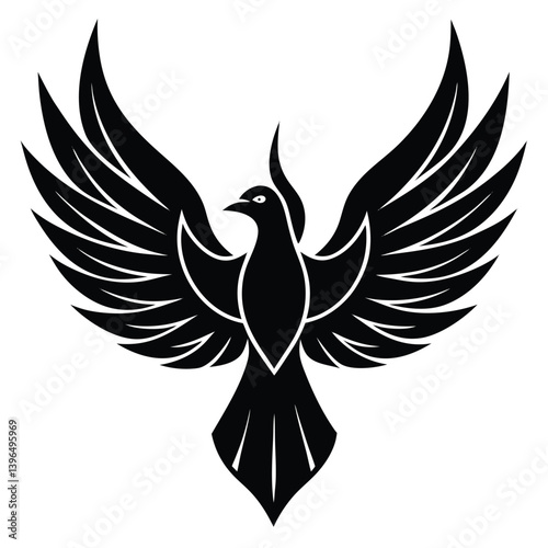 Dove with Wings Like Rising Flames