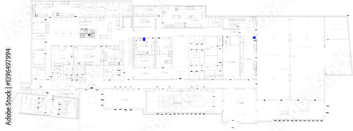 silhouette design vector illustration sketch architectural drawing site plan layout construction interior building hotel apartment modern luxury