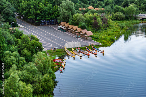 Mushroom Square, Jingyuetan National Forest Park, Changchun, China