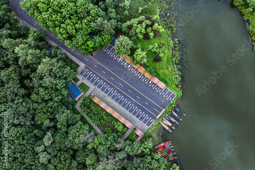 Mushroom Square, Jingyuetan National Forest Park, Changchun, China