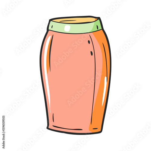 pencil skirt icon, pencil skirt vector illustration-simple illustration of pencil skirt, perfect for pencil skirt logos and icons