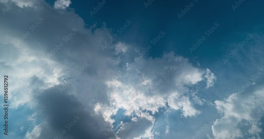 Timelapse of storm clouds forming and dissolving in the afternoon Timelapse of storm clouds forming and dissolving in the afternoon