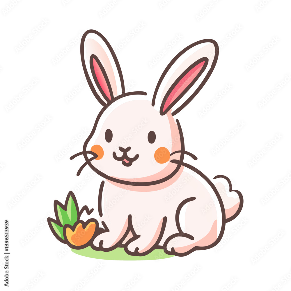 rabbit icon, rabbit vector illustration-simple illustration of rabbit, perfect for rabbit logos and icons rabbit icon, rabbit vector illustration-simple illustration of rabbit, perfect for rabbit logos and icons