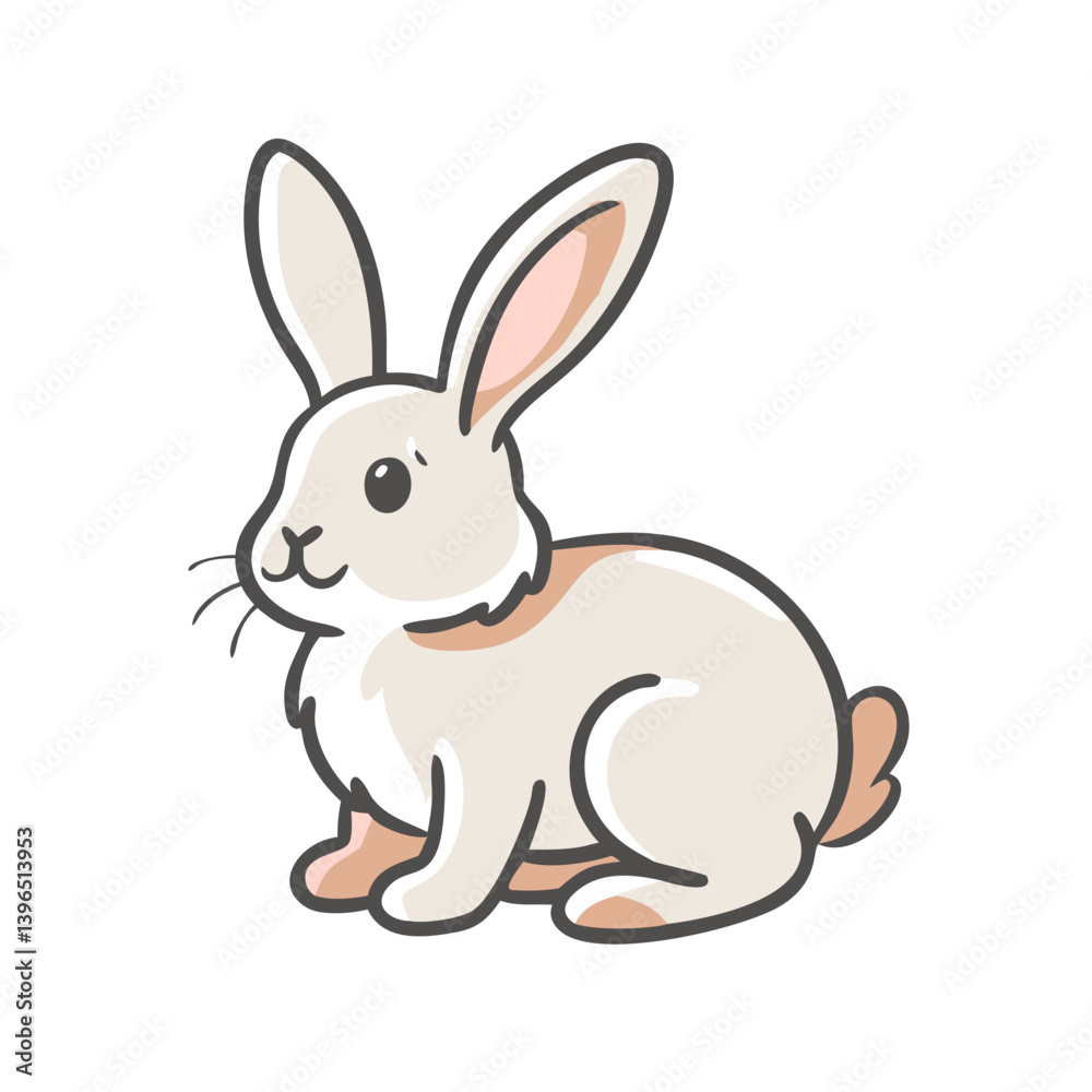 rabbit icon, rabbit vector illustration-simple illustration of rabbit, perfect for rabbit logos and icons rabbit icon, rabbit vector illustration-simple illustration of rabbit, perfect for rabbit logos and icons