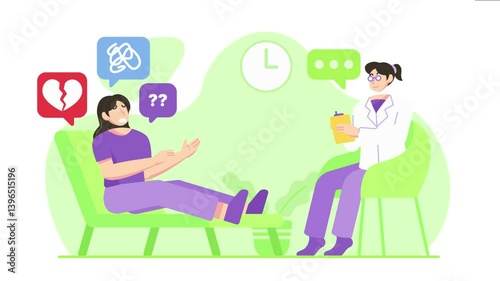 Psycology Consultation Illustration

