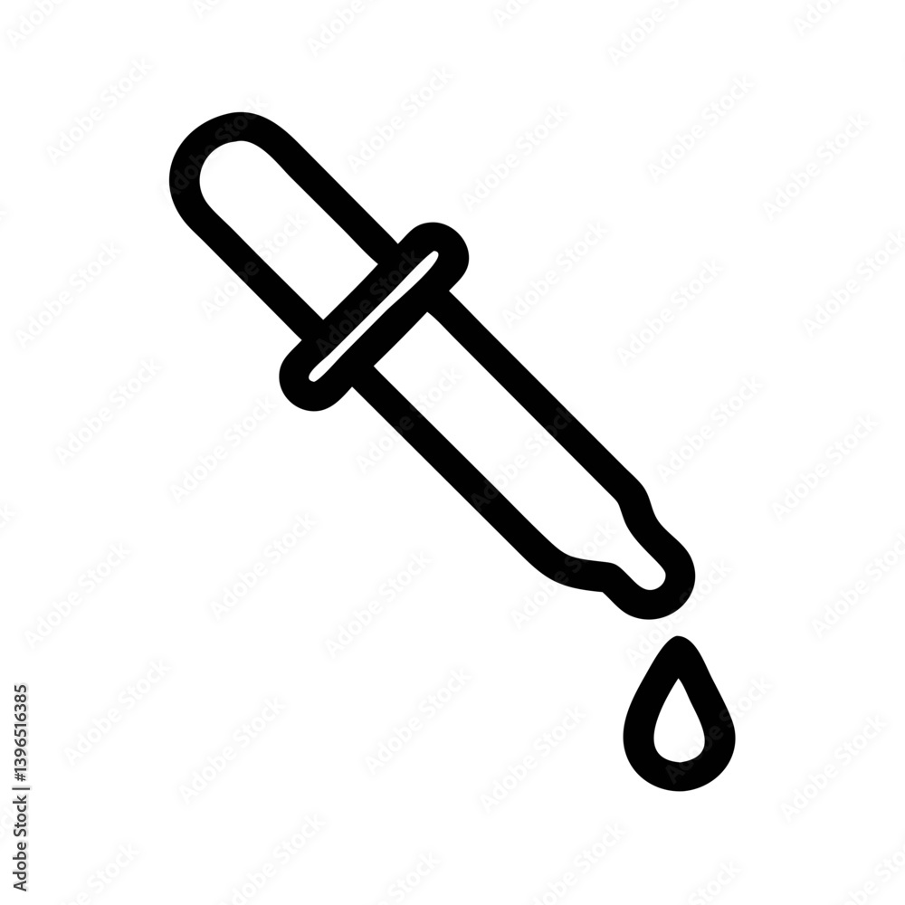 Eyedropper Tool with Droplet Icon Design Eyedropper Tool with Droplet Icon Design