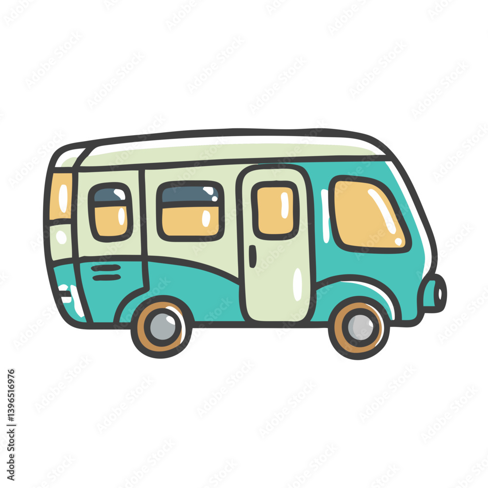 rv recreational vehicle icon, rv recreational vehicle vector illustration-simple illustration of rv recreational vehicle, perfect for rv recreational vehicle logos and icons