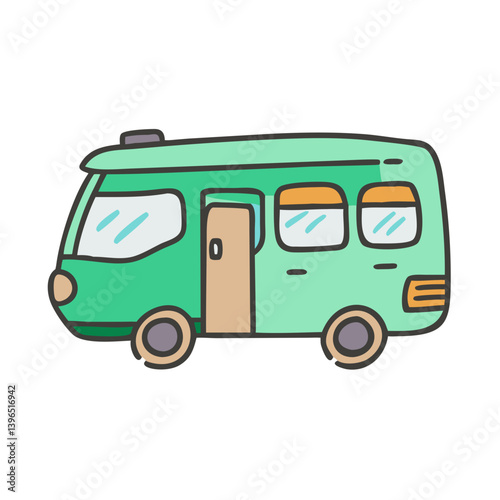 rv recreational vehicle icon, rv recreational vehicle vector illustration-simple illustration of rv recreational vehicle, perfect for rv recreational vehicle logos and icons