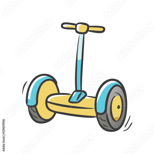 segway icon, segway vector illustration-simple illustration of segway, perfect for segway logos and icons
