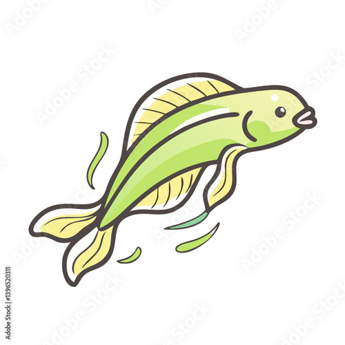 siamese algae eater fish icon, siamese algae eater fish vector illustration-simple illustration of siamese algae eater fish, perfect for siamese algae eater fish logos and icons