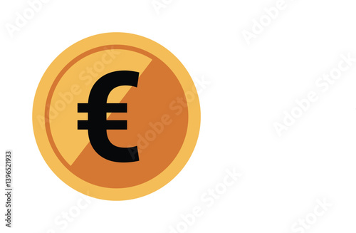 gold euro symbol coin