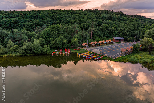 Mushroom Square, Jingyuetan National Forest Park, Changchun, China
