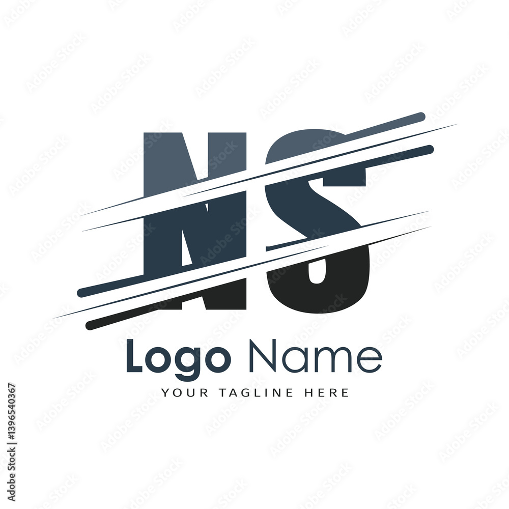 initial monogram logo with letter style design initial monogram logo with letter style design