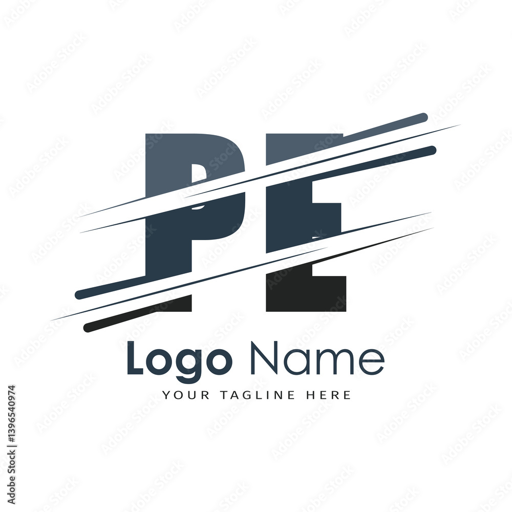 initial monogram logo with letter style design initial monogram logo with letter style design