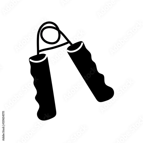 Grip strength trainer used for enhancing hand and forearm muscles at home or gym