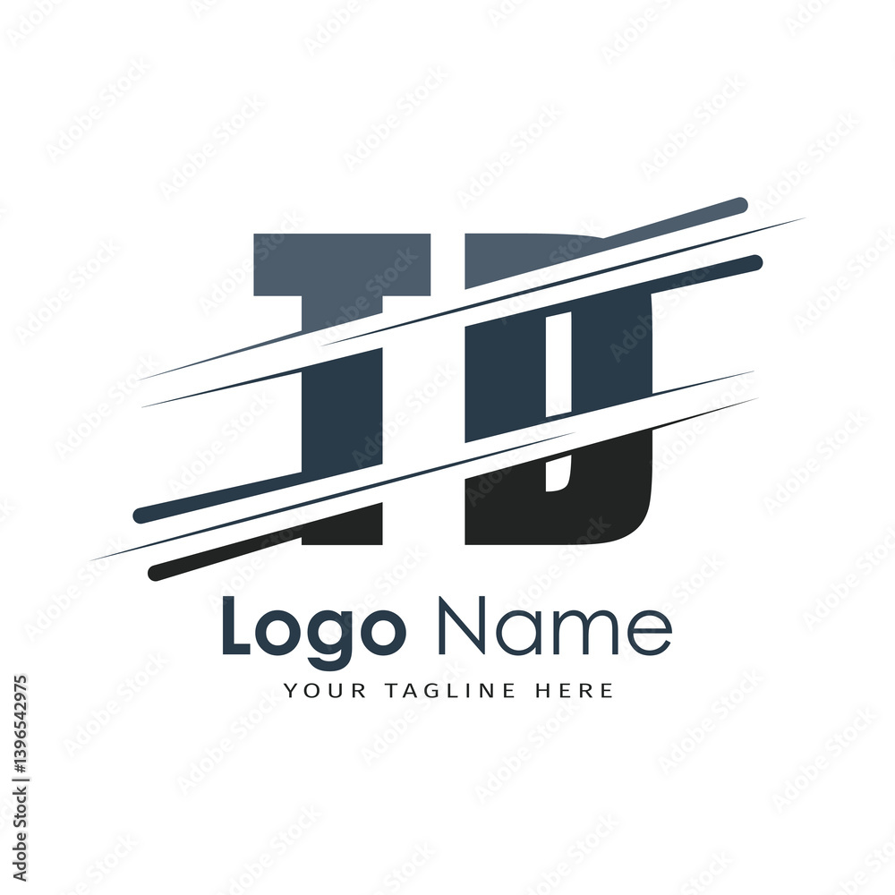 initial monogram logo with letter style design