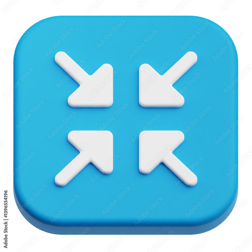 Obraz premium app user interface 3d icon isolated on the transparent background