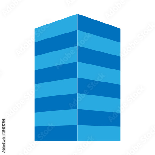 Office Building Vector Flat Icon Design