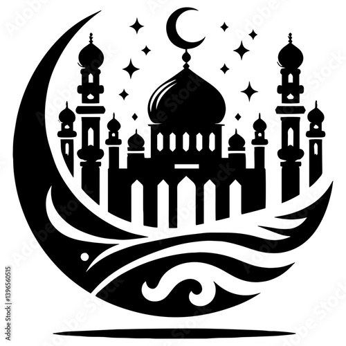 Harmonious mosque inspired by geometric beauty and refined architectural artistry