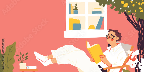 A person enjoys a moment of...