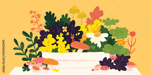A whimsical illustration sh...