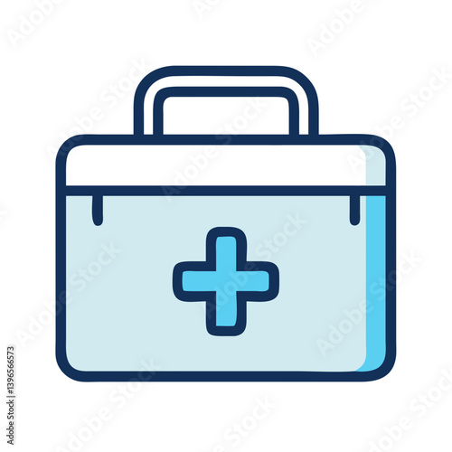 First Aid Kit Representing Medical Assistance Icon Design