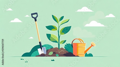 vector illustration of nature