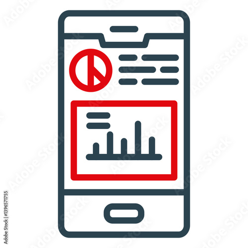 Mobile Chart Icon