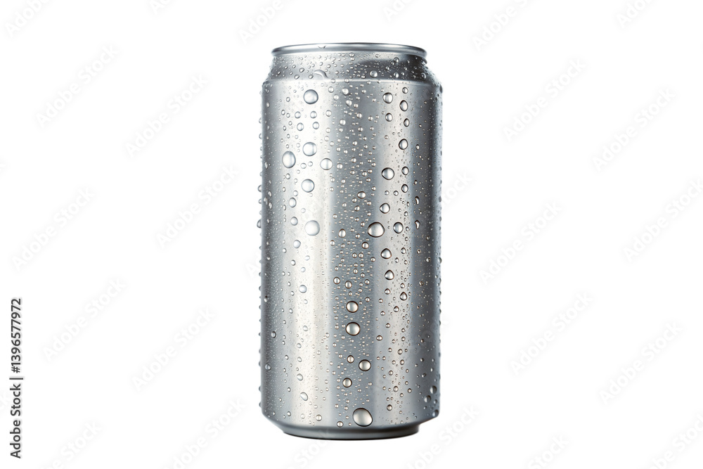 Close-up of a Sweaty Can