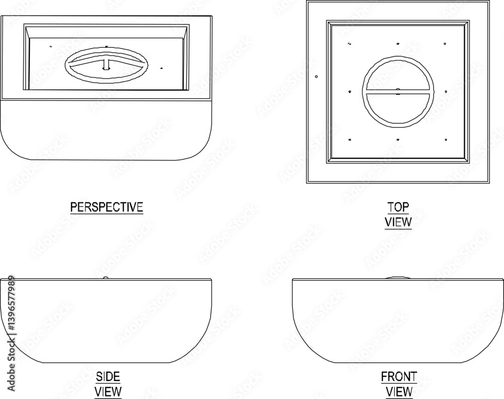 vector sketch illustration of fire pit design for heating in winter vector sketch illustration of fire pit design for heating in winter