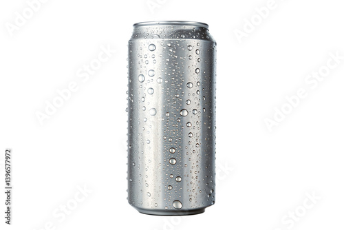 Close-up of a Sweaty Can
