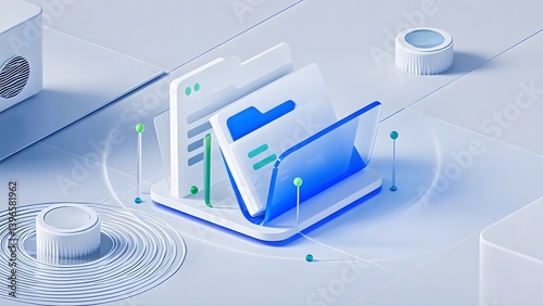 3d business graph