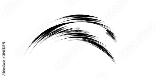 Auto tire tread grunge element. Car and motorcycle tire pattern, wheel tyre tread track. Black tyre print. Vector illustration