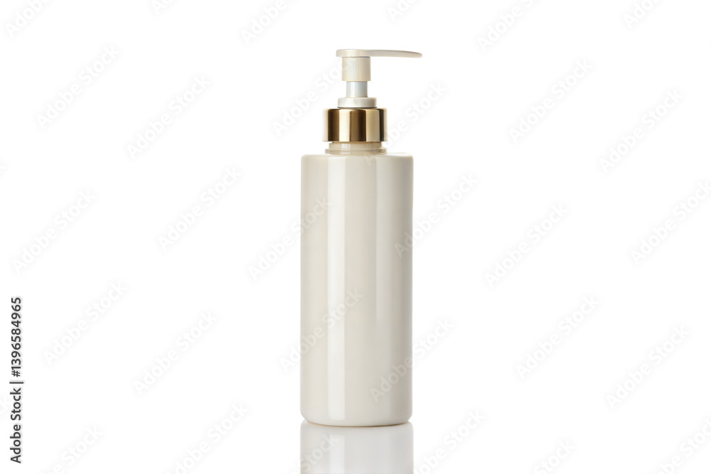 Obraz premium White Pump Bottle Mockup